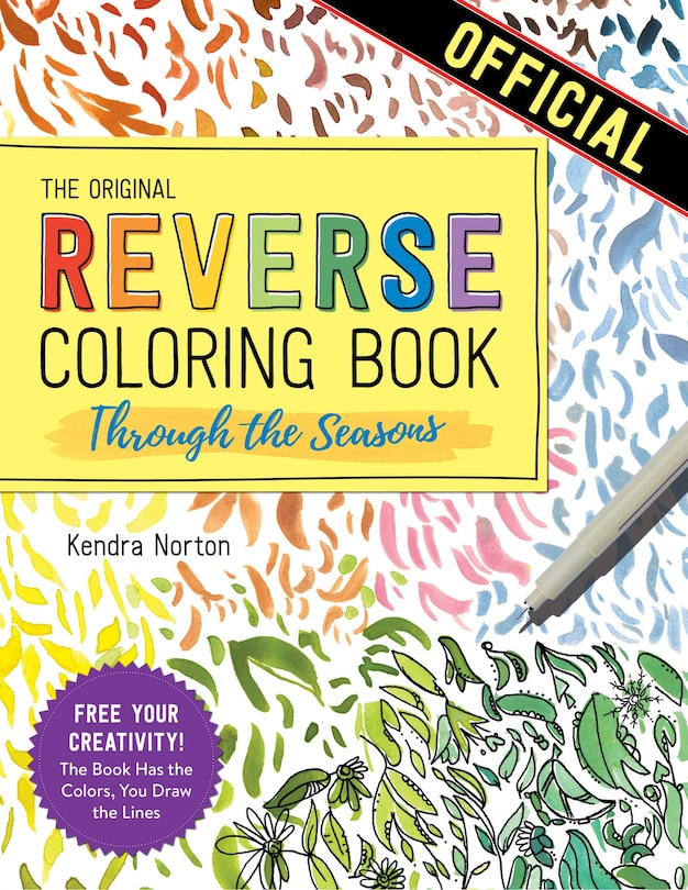 Front cover_The Reverse Coloring Book™: Through the Seasons