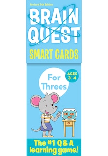 Front cover_Brain Quest For Threes Smart Cards Revised 5th Edition