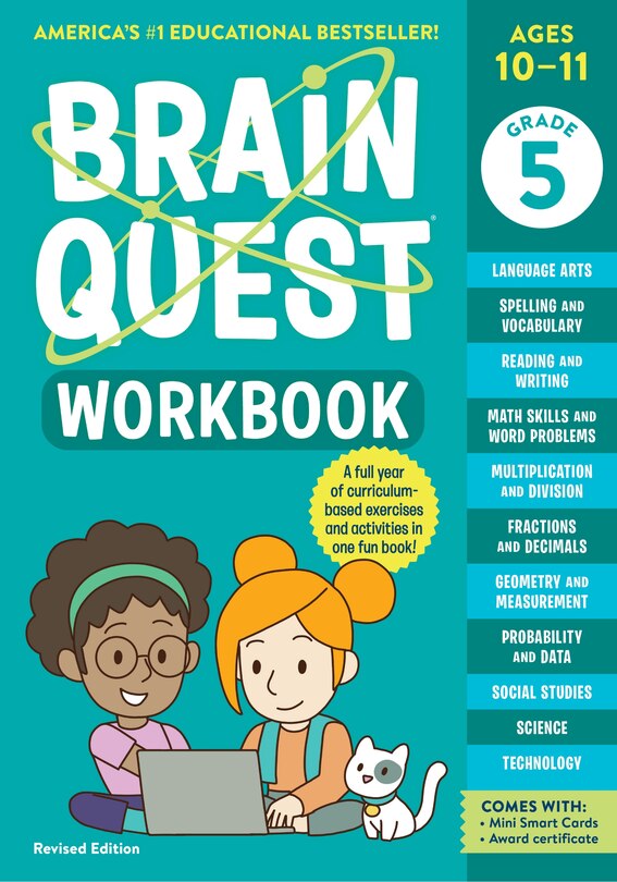 Front cover_Brain Quest Workbook: 5th Grade Revised Edition