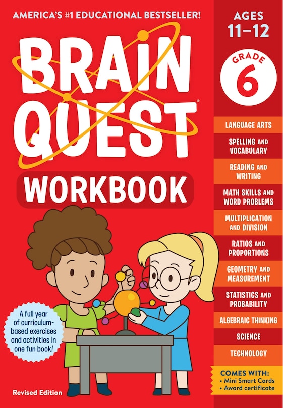 Front cover_Brain Quest Workbook: 6th Grade Revised Edition