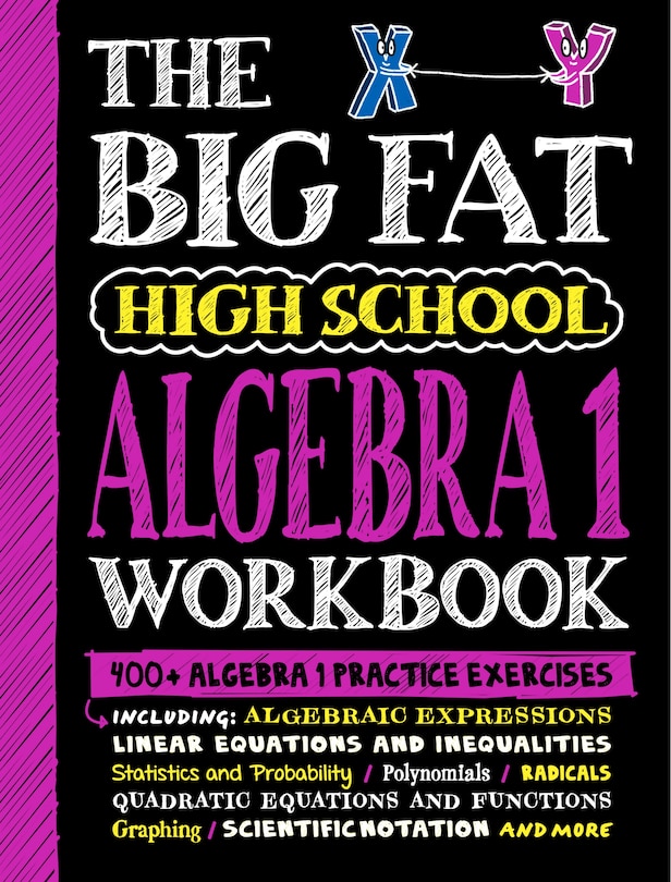 Couverture_The Big Fat High School Algebra 1 Workbook