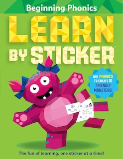 Front cover_Learn by Sticker: Beginning Phonics