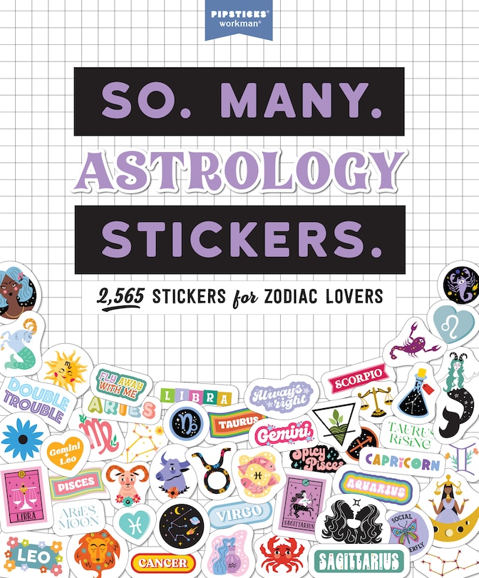 Front cover_So. Many. Astrology Stickers.