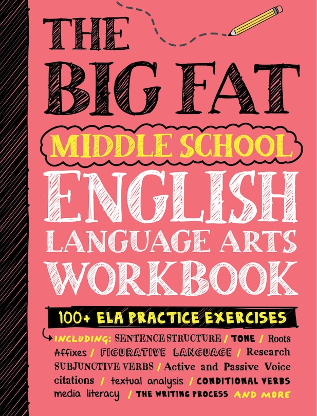 Front cover_The Big Fat Middle School English Language Arts Workbook