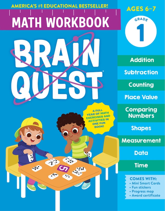 Couverture_Brain Quest Math Workbook: 1st Grade