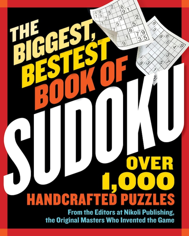 Front cover_The Biggest, Bestest Book of Sudoku