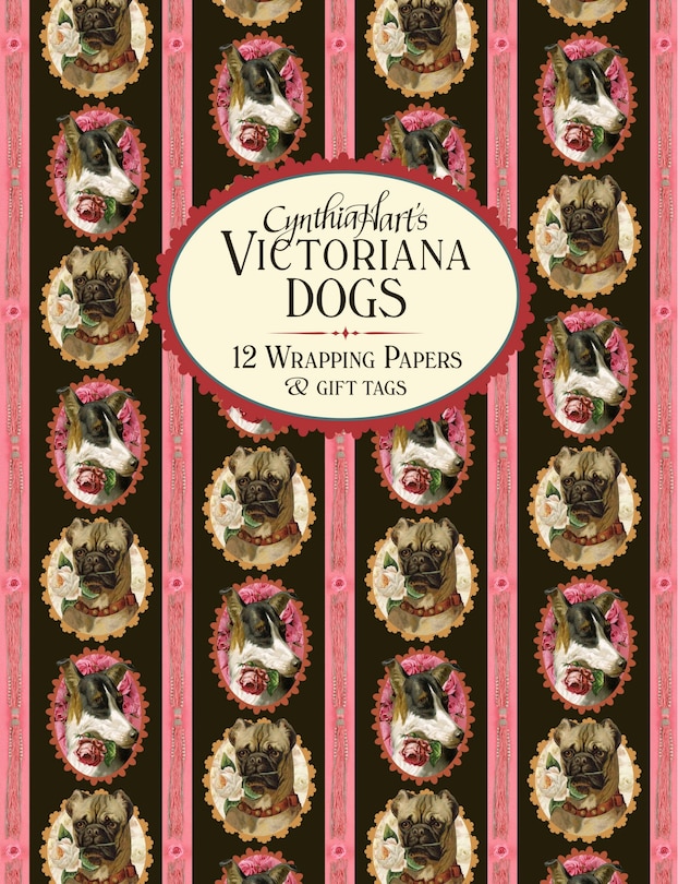 Front cover_Cynthia Hart's Victoriana Dogs: 12 Wrapping Papers and Gift Tags