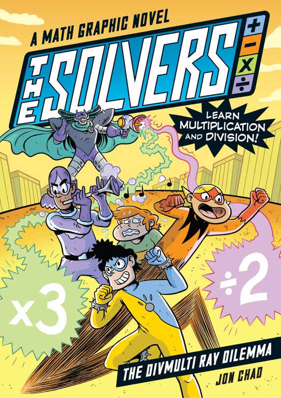 Front cover_The Solvers Book #1: The Divmulti Ray Dilemma