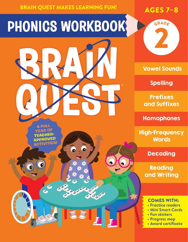 Couverture_Brain Quest Phonics Workbook: Grade 2