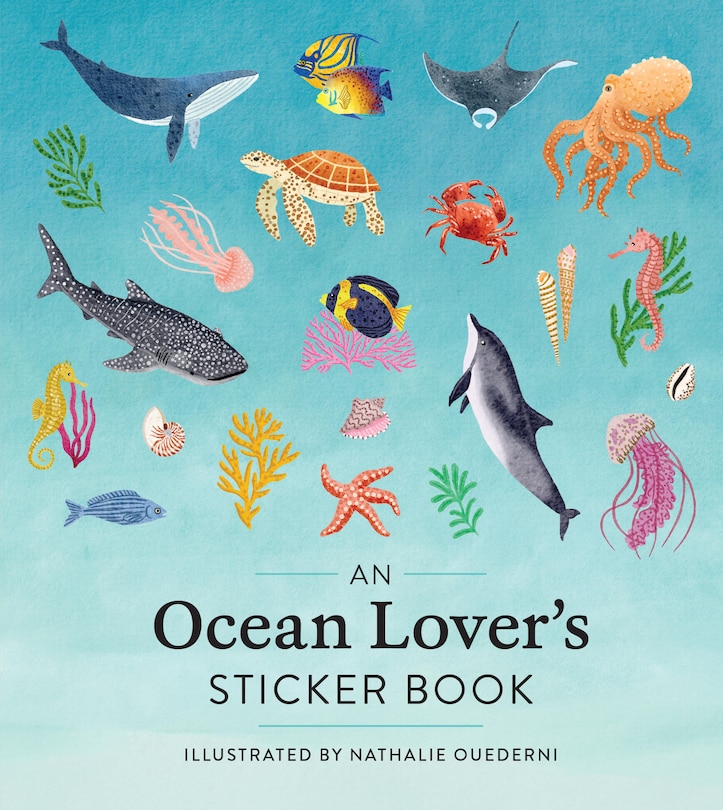 Front cover_An Ocean Lover's Sticker Book