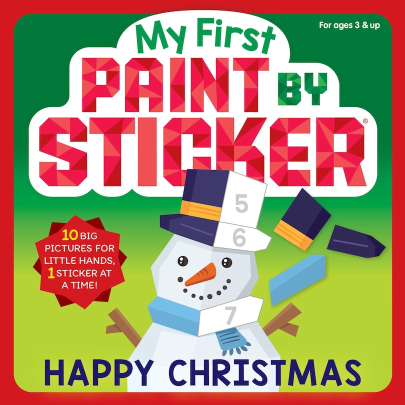 Front cover_My First Paint by Sticker: Happy Christmas