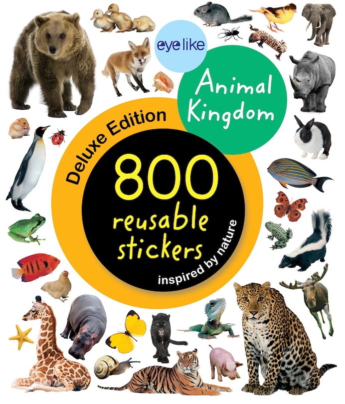 Front cover_Eyelike Stickers Deluxe: Animal Kingdom