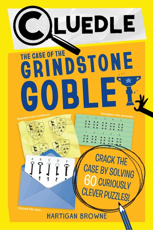 Front cover_Cluedle: The Case of the Grindstone Goblet (Book 5)