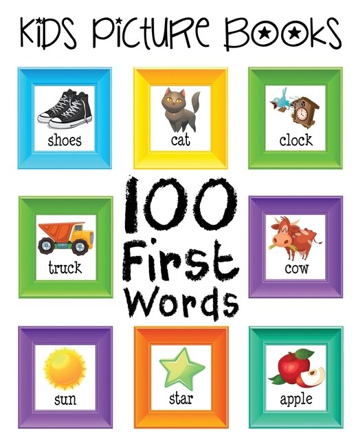 Kids Picture Books: 100 First Words