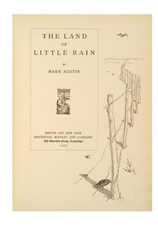 Front cover_The Land of Little Rain