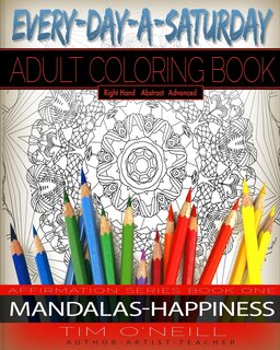 Front cover_Everyday A Saturday Adult Coloring Books