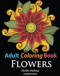 Couverture_Adult Coloring Books: Flowers