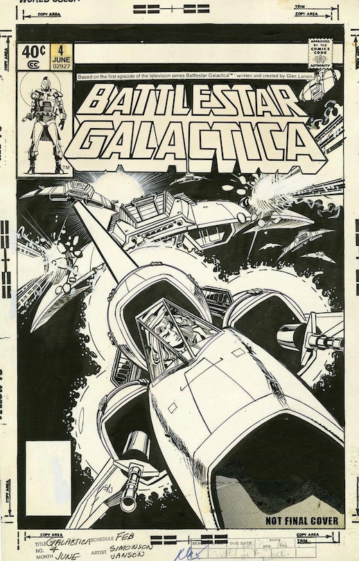 Couverture_Walter Simonson Battlestar Galactica Art Edition