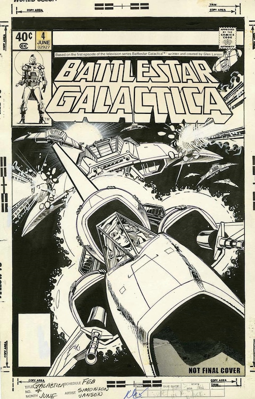 Walter Simonson Battlestar Galactica Art Edition