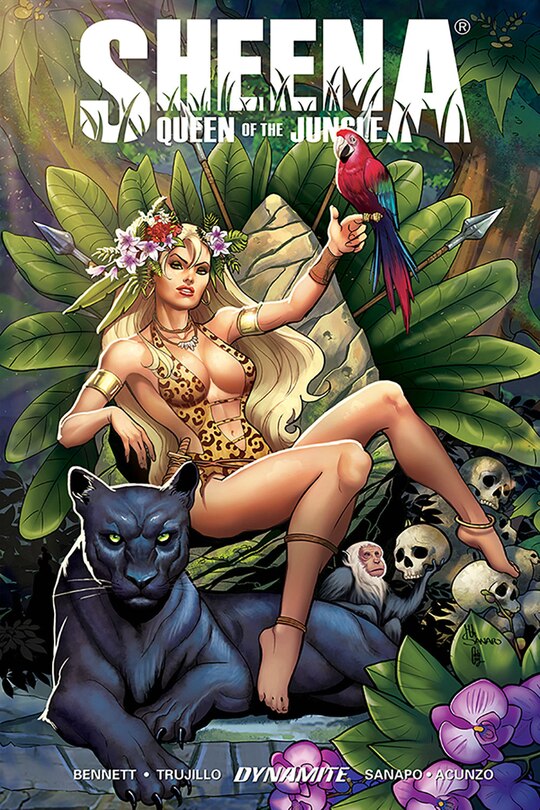 Front cover_Sheena: Queen Of The Jungle Vol 2 Tp
