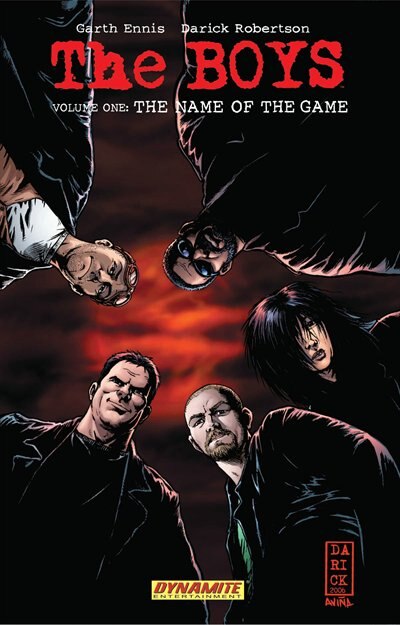 Front cover_The Boys Volume 1: The Name Of The Game - Garth Ennis Signed
