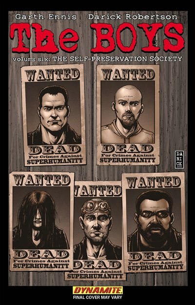Front cover_The Boys Volume 6: The Self-preservation Society - Garth Ennis Signed