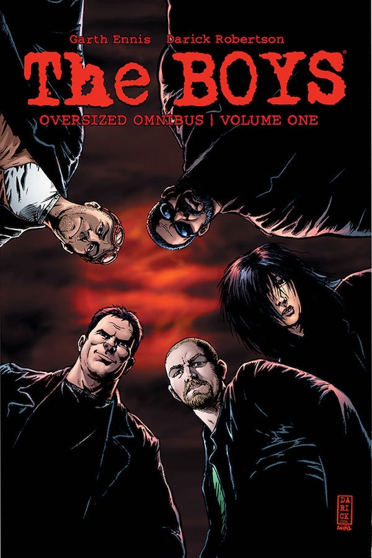Front cover_The Boys Oversized Hardcover Omnibus Volume 1 Signed