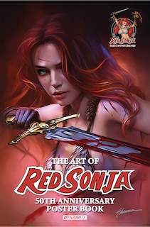 Front cover_Red Sonja 50th Anniversary Poster Book