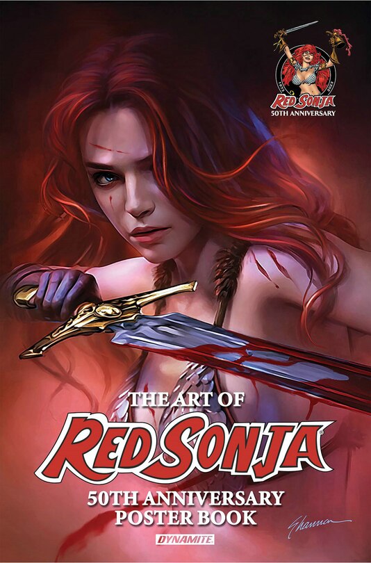 Front cover_Red Sonja 50th Anniversary Poster Book