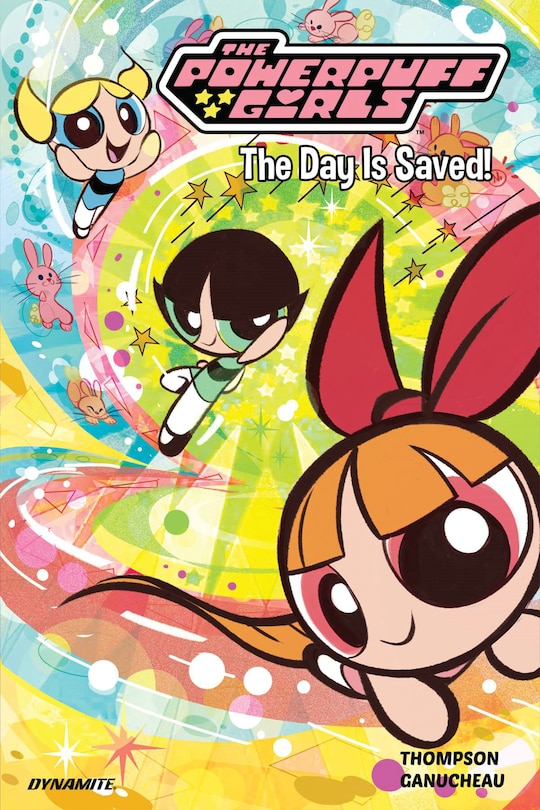 Front cover_The Powerpuff Girls Vol. 1: The Day Is Saved