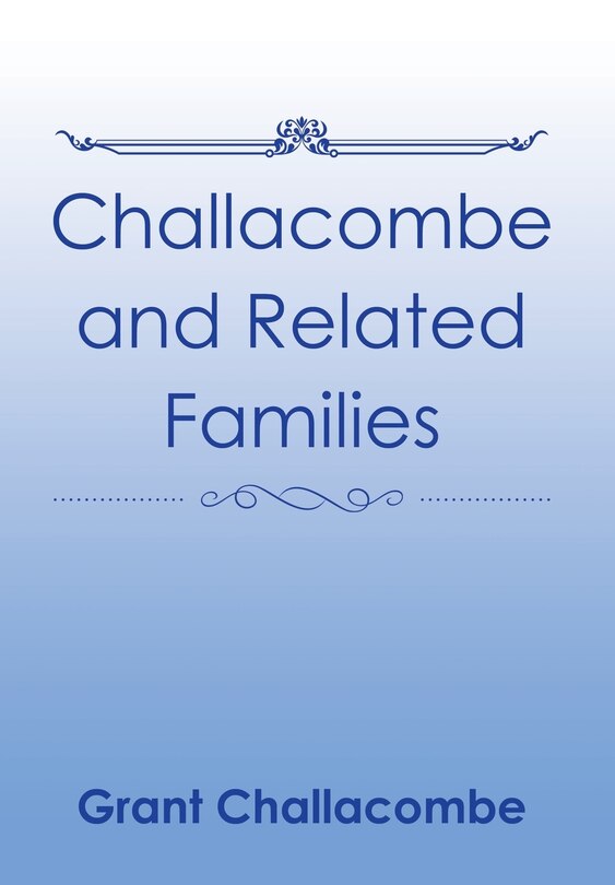 Front cover_Challacombe and Related Families