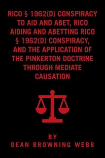 Couverture_RICO Conspiracy Law and the Pinkerton Doctrine