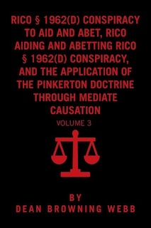 Couverture_RICO Conspiracy Law and the Pinkerton Doctrine