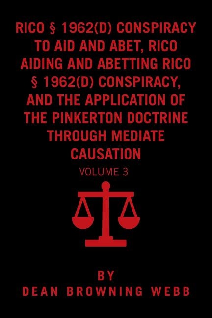 Couverture_RICO Conspiracy Law and the Pinkerton Doctrine