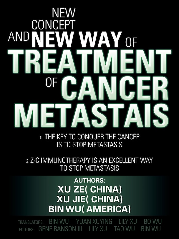 Front cover_New Concept and New Way of Treatment of Cancer Metastais