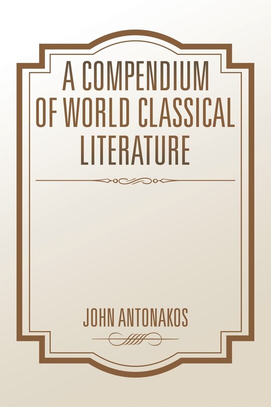Couverture_A Compendium of World Classical Literature