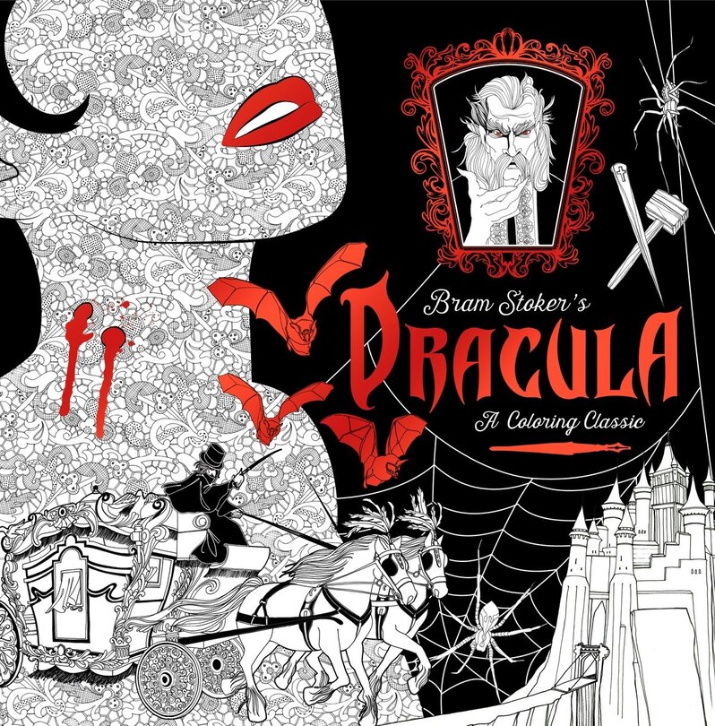 Couverture_Dracula: A Coloring Classic