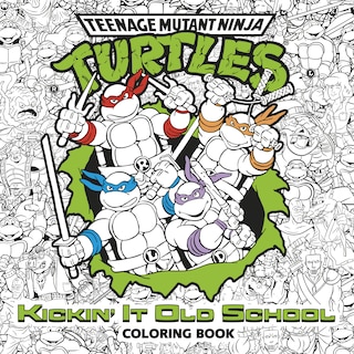 Couverture_Kickin' It Old School Coloring Book (teenage Mutant Ninja Turtles)