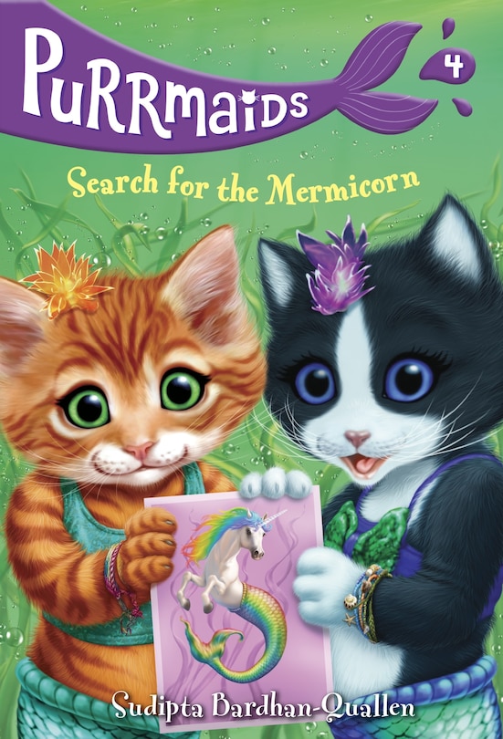 Couverture_Purrmaids #4: Search For The Mermicorn