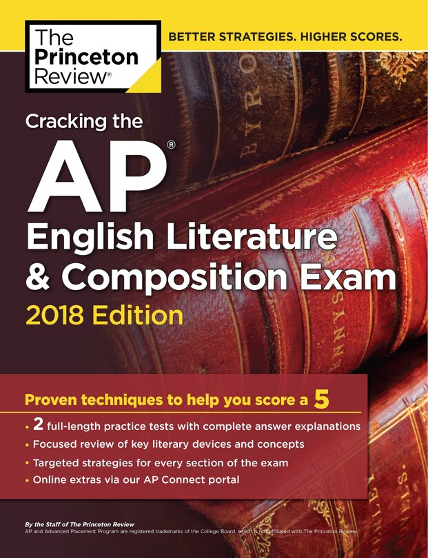 Couverture_Cracking the AP English Literature & Composition Exam, 2018 Edition