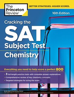 Front cover_Cracking The Sat Subject Test In Chemistry, 16th Edition