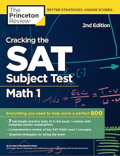 Front cover_Cracking The Sat Subject Test In Math 1, 2nd Edition