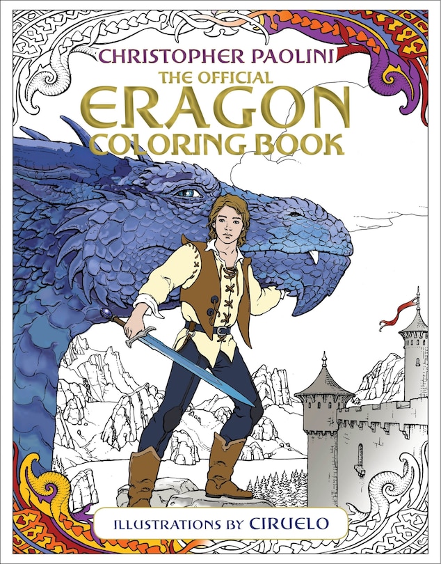 Front cover_The Official Eragon Coloring Book