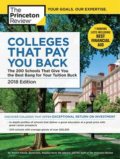 Front cover_Colleges That Pay You Back, 2018 Edition