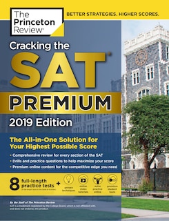 Front cover_Cracking The Sat Premium Edition With 8 Practice Tests, 2019