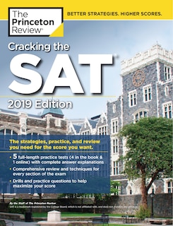 Front cover_Cracking The Sat With 5 Practice Tests, 2019 Edition