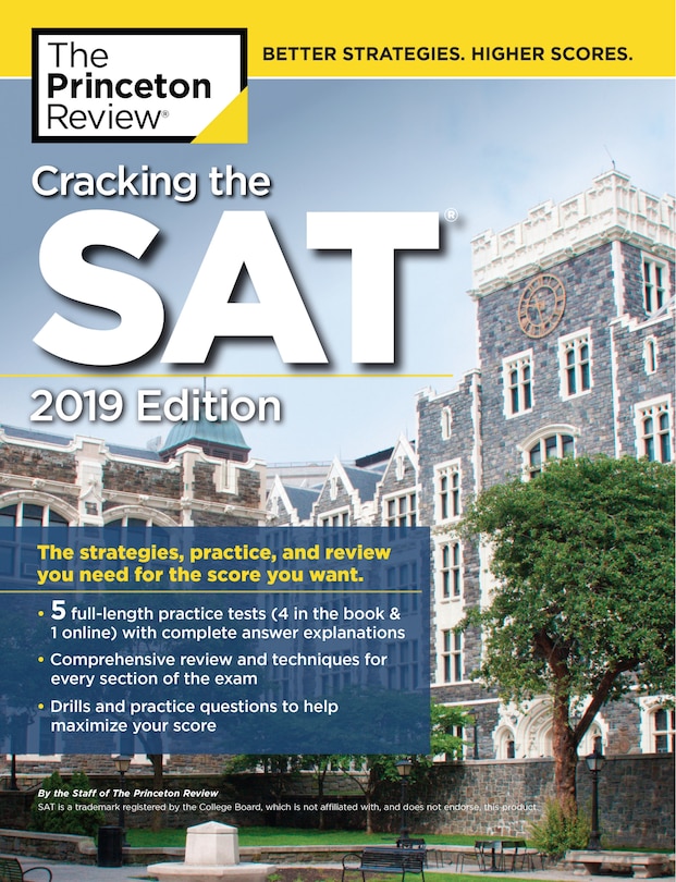 Front cover_Cracking The Sat With 5 Practice Tests, 2019 Edition