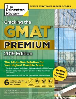 Couverture_Cracking The Gmat Premium Edition With 6 Computer-adaptive Practice Tests, 2019