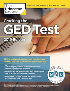 Couverture_Cracking The Ged Test With 2 Practice Exams, 2019 Edition