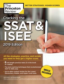 Couverture_Cracking the SSAT & ISEE, 2019 Edition